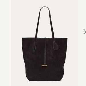 Little Liffner - TALL SPROUT TOTE BLACK SUEDE